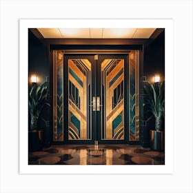 Decor Door Art Print