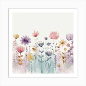 Wildflower Symphony Art Print