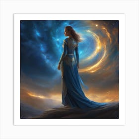 Galactic Queen Art Print