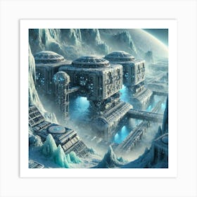 A Highly Detailed Sci Fi Depiction Of Hidden Stron Art Print