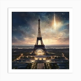 Eiffel Tower 1 Art Print