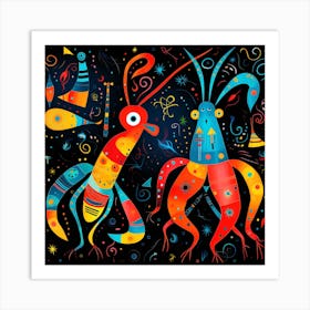 Lobsters Art Print