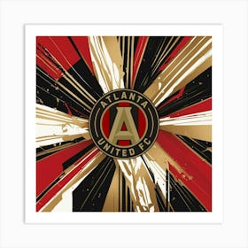 Atlanta United FC Logo Wall Art 1 Art Print