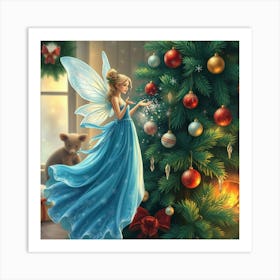 Fairy Christmas Tree 2 Art Print