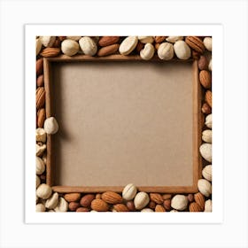 Nut Frame With Nuts 2 Art Print