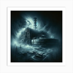 Nuclear Power Plant Art Print