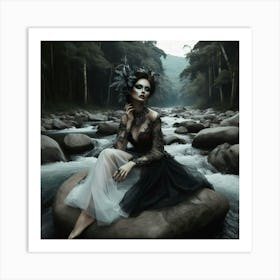 Gothic Beauty Art Print