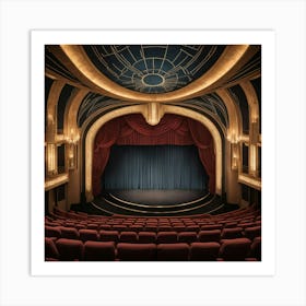 Theater Interior Art Print