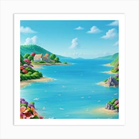 Fairytale Landscape Art Print