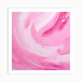 Abstract Pink Painting 3 Art Print