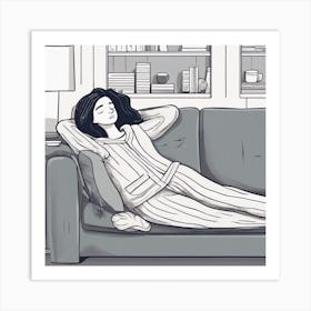 Maddies Mood Living Room Art print 8 Art Print