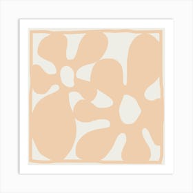 Peach Flower Art Print