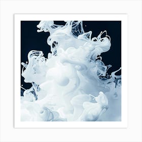 Splash Of Milk Art Print