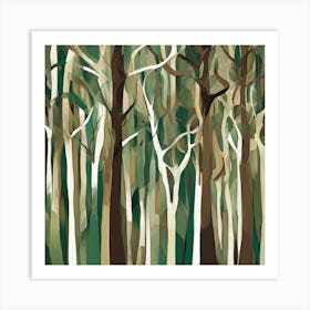 Eucalyptus Forest Art Print