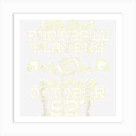 97 Year Old Birthday In October 1927 Best Football Players Art Print