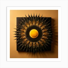 Sunburst Wall Art Art Print