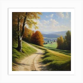 Dirt Road Art Print