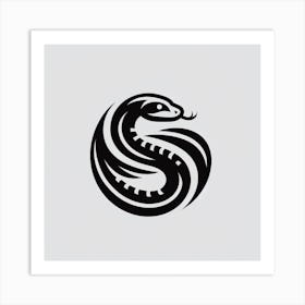 Snake logo 3 Art Print