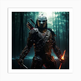 Predator Hunter jason voorhees Art Print