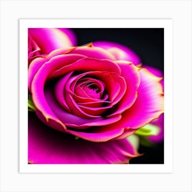 Pink Roses 1 Art Print