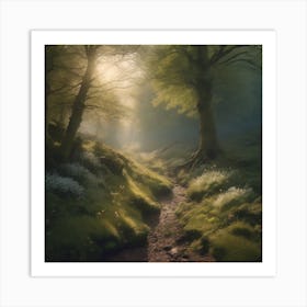 Walk In The Woods 1 Art Print