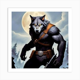 Werewolf 8 Art Print
