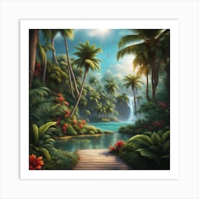 Tropical Paradise 3 Art Print