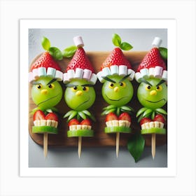 Ooh Grinch Kabobs Art Print