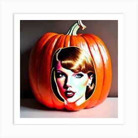 Taylor Swift Pumpkin 10 Art Print
