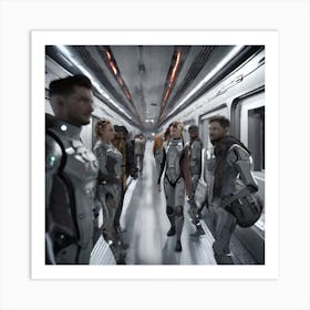 Space Station 102 Art Print