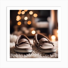 Christmas Shoes Art Print