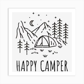 Happy Camper Art Print