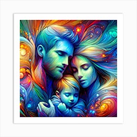 Family Painting Art Print