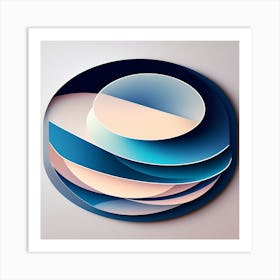 Abstract Circles Art Print