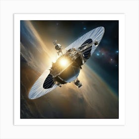 Spacecraft In Space Art Print