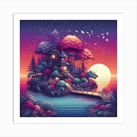 Chinese House 1 Art Print