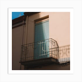 Balcony With Shutters Art Print