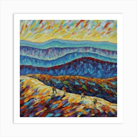 Blue Ridge Mountains Art Print