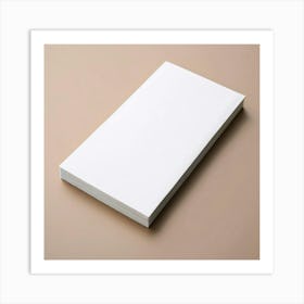 Blank Notebook Art Print