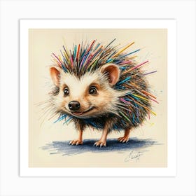 Hedgehog 51 Art Print