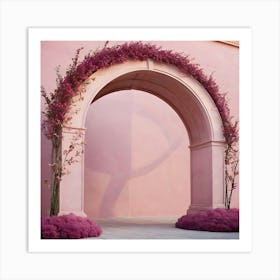 Pink Archway 14 Art Print