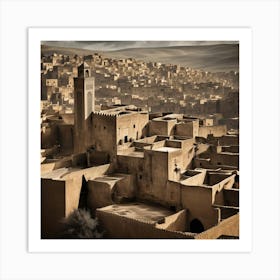 Old Moroccan City Art Print