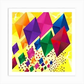 Festival of Kites Art Print