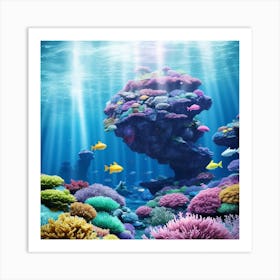 Coral Reef 1 Art Print