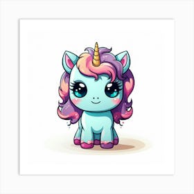 Cute Unicorn 456 Art Print