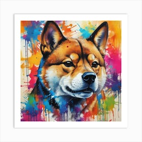 Shiba Inu 62 Art Print