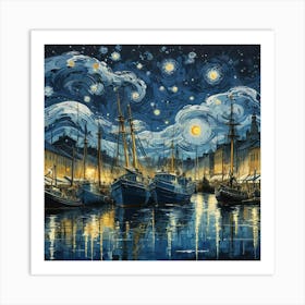 Starry Night Art Print