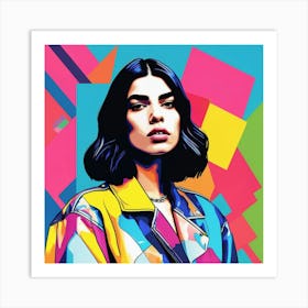 dua lipa art print portrait 5 Art Print