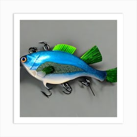 Bluegill Fishing Lure Art Print