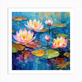 Water Lilies 15 Art Print